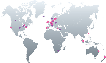 Tunstall Global Map